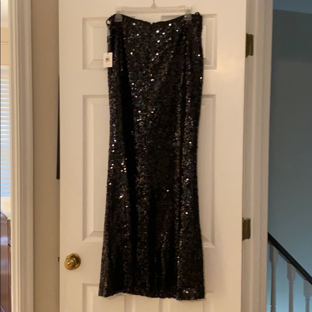 Calvin Klein Sequined Maxi Skirt